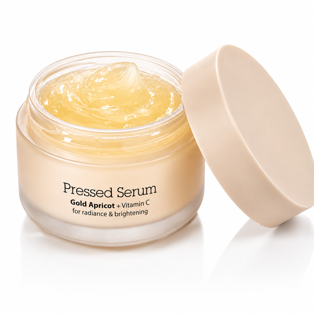 Gold Apricot Vitamin C Pressed Serum – Hydrating Radiance Care