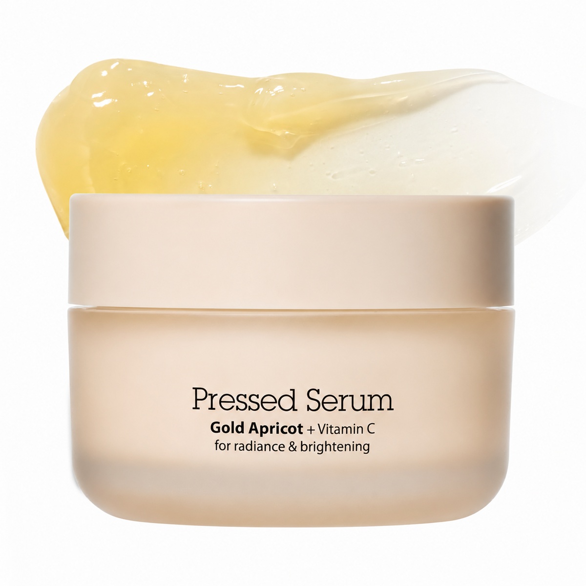 Gold Apricot Vitamin C Pressed Serum – Hydrating Radiance Care