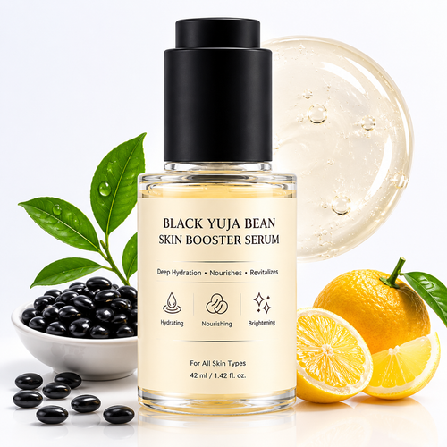 Daily Hydrating Skin Booster Serum with Yuja & Black Soybean – Lightweight Facial Care