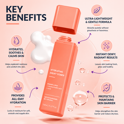 Hydrating Milky Toner – Barrier Support & Daily Moisture Care