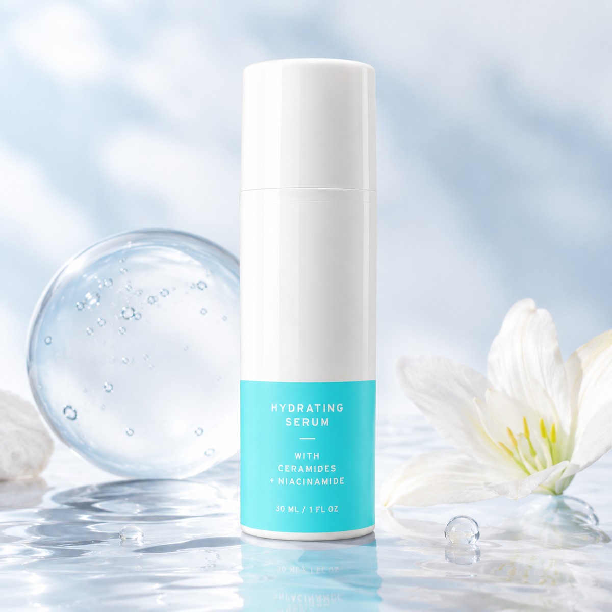 Hydrating Serum with Ceramides & Niacinamide – Lightweight Daily Skin Care