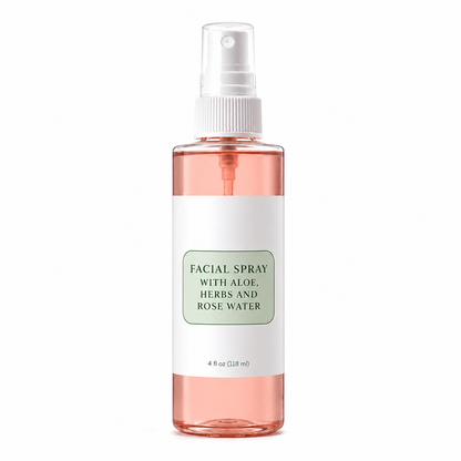 Hydrating Rose & Aloe Facial Spray Mist for All Skin Types