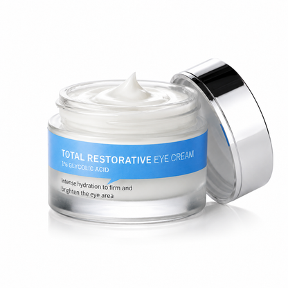 Restorative Eye Cream with Glycolic Acid – Hydrating & Smooth-Look Daily Care